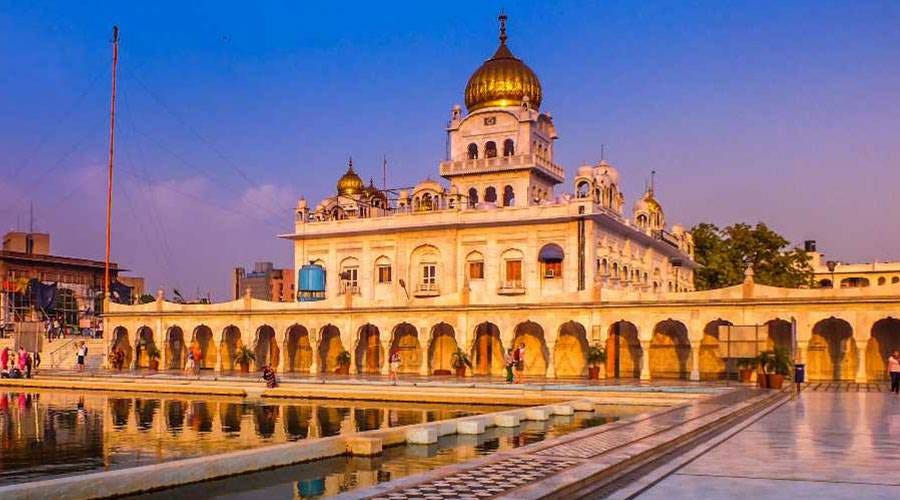 Gurudwara Bangla Sahib was built in 1783 AD