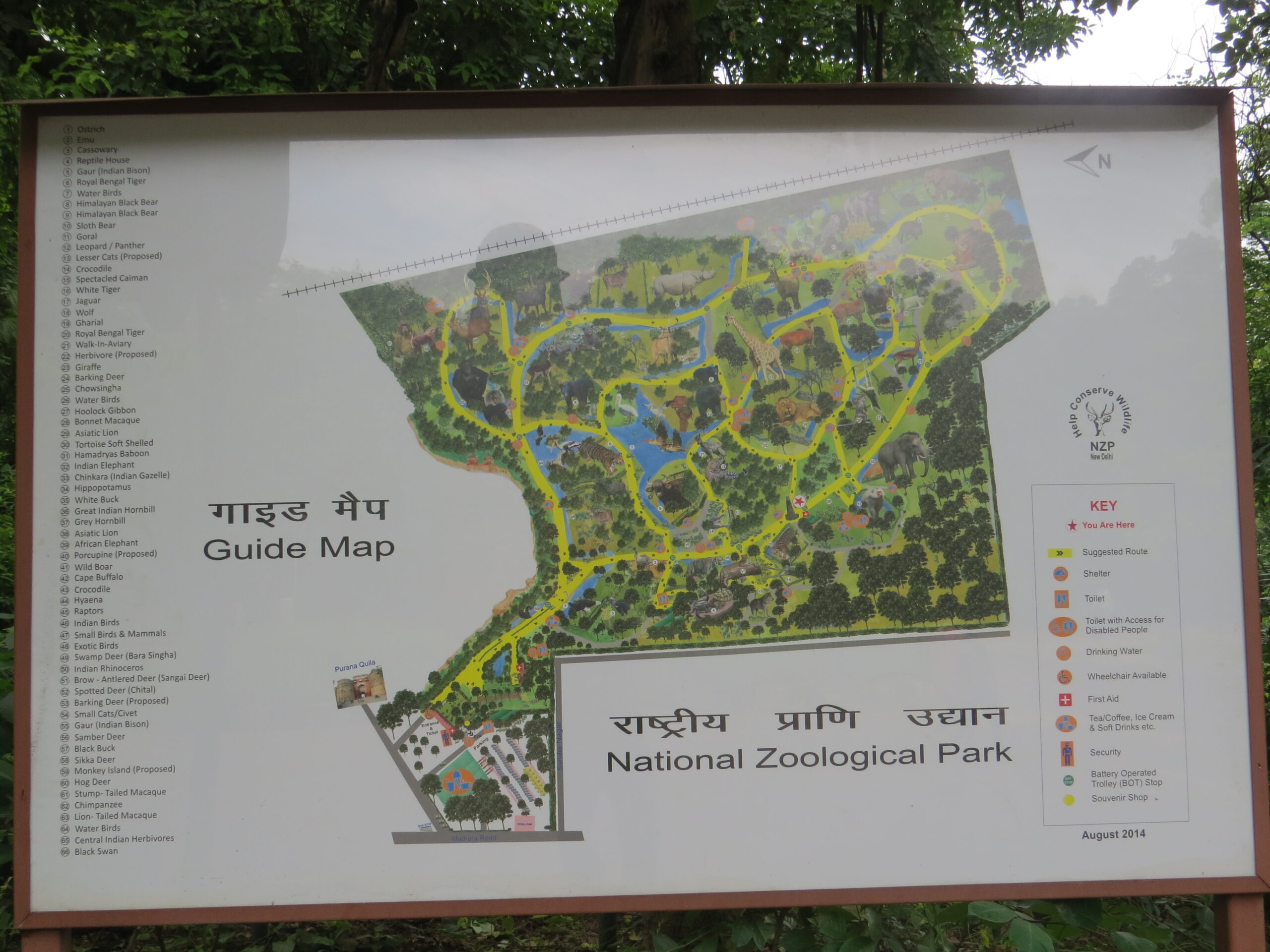 History of Delhi National zoo